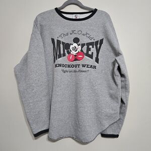 Vintage 1980s Disney Mickeys Knock Out Gym Disney Store Sweatshirt M